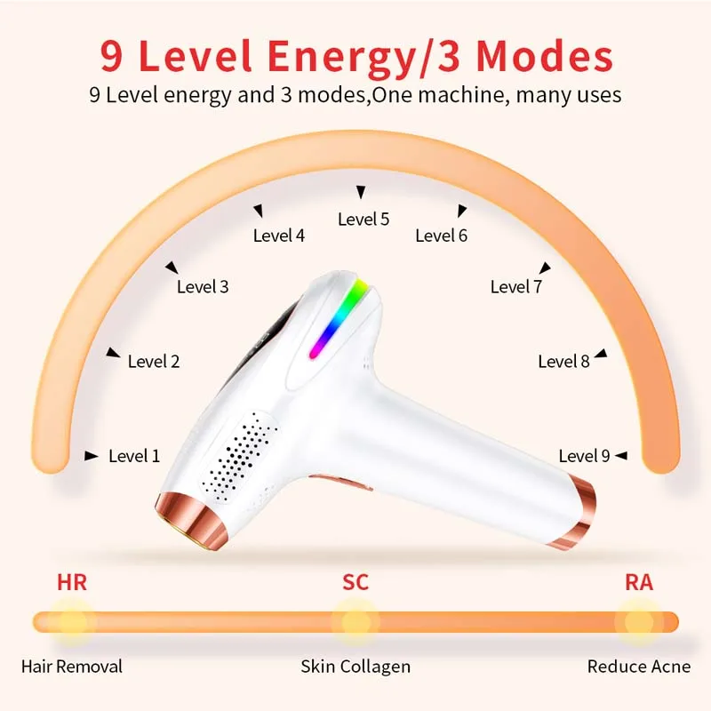 Ipl Laser Hair Removal Device Home Use Portable Ice Cooling System_voghion.com