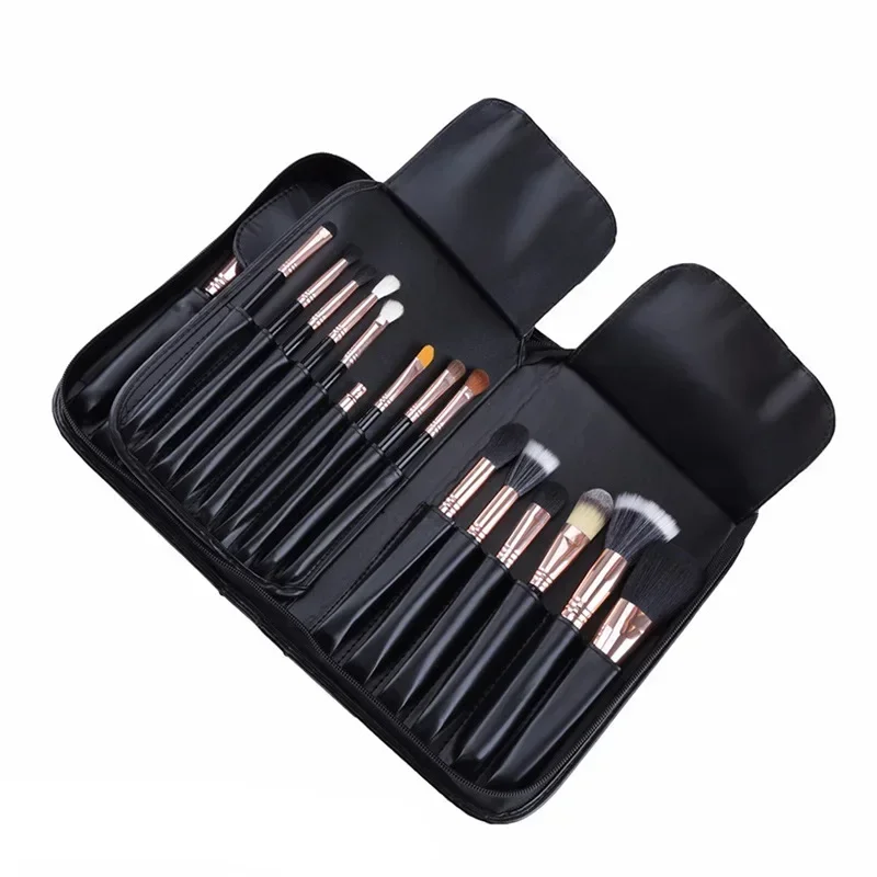 Zipper Cosmetic Makeup Bag Travel Toiletry Brush Wash Case Big Capicity Beauty Container Pouch Storage Organizer Waterproof 5