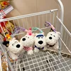 Creative Puppy Keychain Cute Small Dog Doll Plush Keychain For Bag Pendant Furry Puppy Stuffed Keys Accessories Toy Doll 3