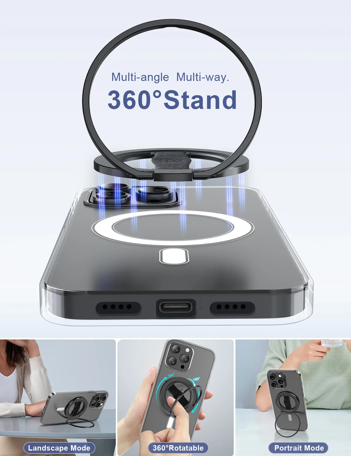 EWA MagOne MagSafe Ring Kickstand 2