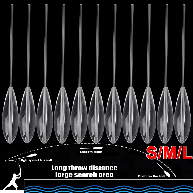 

Fishing Buoys Casting Bobbers Sinking-down Bombard Fishing Float Acrylic Fishing Float Transparent Sinkend Type Float Accessorie