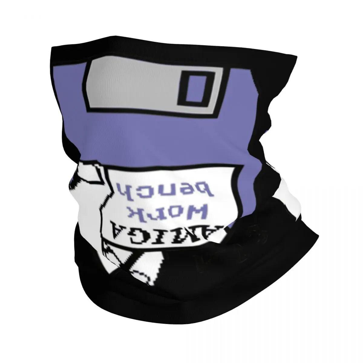 Amiga 500 Bandana Neck Cover Stampato Commodore C64 Gioco Atari Workbench Cult Wrap Sciarpa Maschera Per Il Viso Escursionismo Unisex Adulto Lavabile
