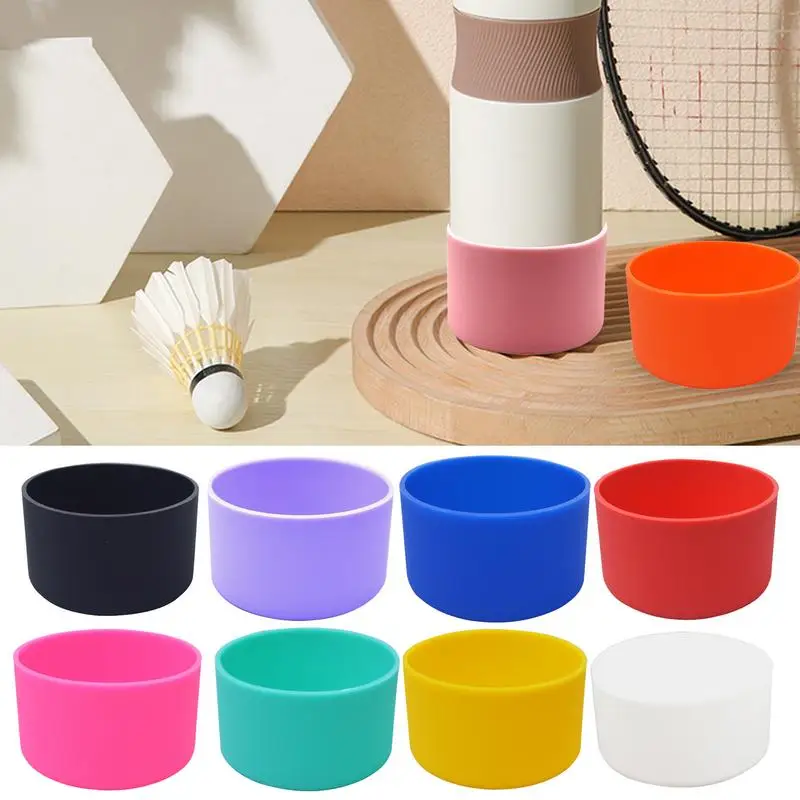 Durable Silicone Water Bottle Boot Anti Slip Cover