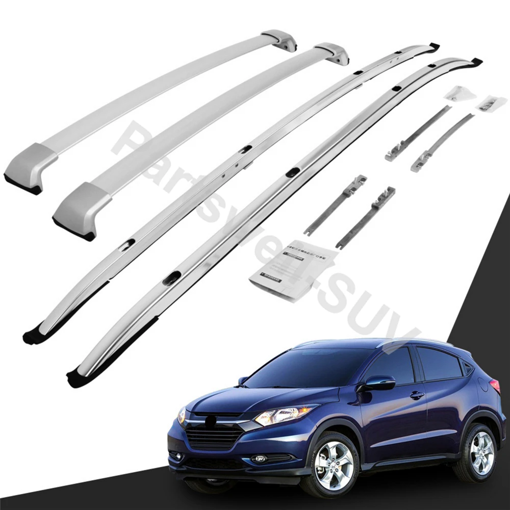 

4 шт. поперечные боковые рельсы на крышу подходят для Honda HRV HR-V Vezel 2016-2021
