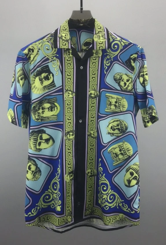 Camisas De Manga Corta Con Estampado Floral Para Hombre | Meses Sin Interés