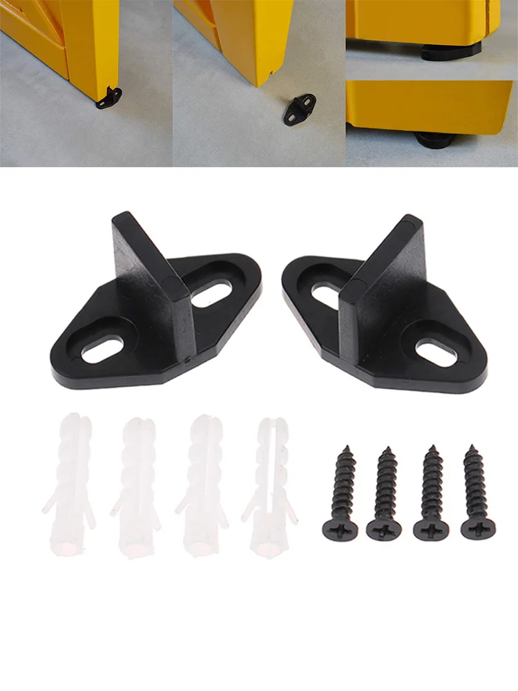 2pcs Barn Door Floor Guide Adjustable Stay Roller For Bottom Of Sliding Door Adjustable Quiet Glide Anti Shaking 4.5x2x2cm