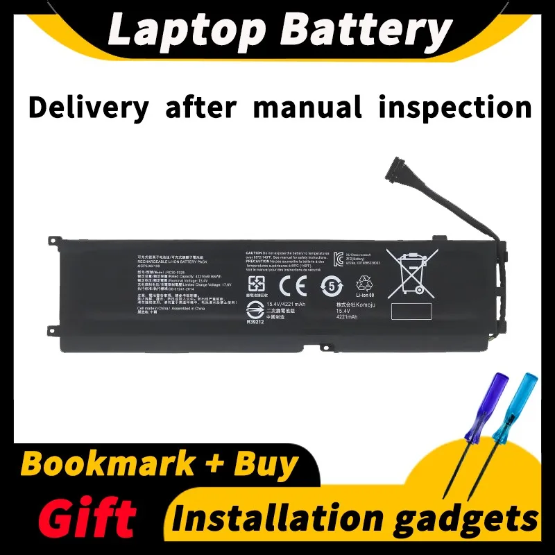 Per Razer Spirit Blade 15 Standard 2020/2021 Rz09-0328/0369 Rz09-03286 Rc30-0328 15.4V 65Wh/4221Mah Batteria Per Laptop