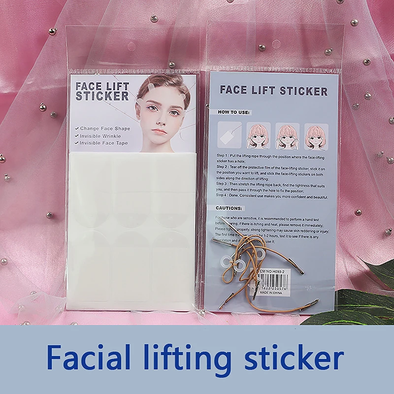 

Invisible Face Stickers Neck Eye Lifter Sticker Anti Aging Patch Facial Slimming Tape Wrinkle Removal Sticker Face Lift Tape