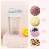 Shake Cup Sports Fitness Water Bottle Milkshake Cup Sports Plastic Water Cup Creative Plastic Drinking Cup Protein Powder Cup 3