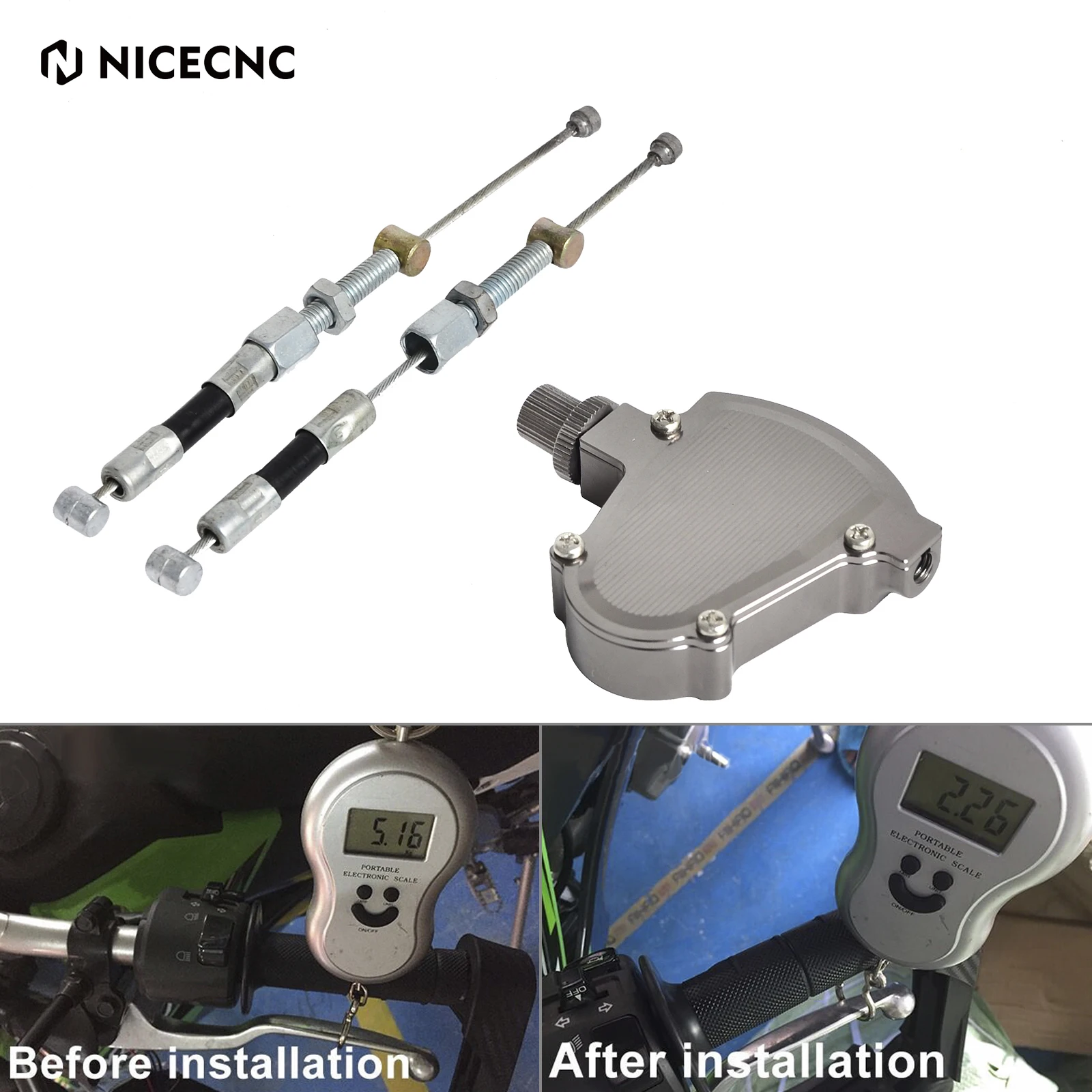 CNC Stunt Clutch Easy Pull Cable System For Suzuki GSX R1000 GSX R600