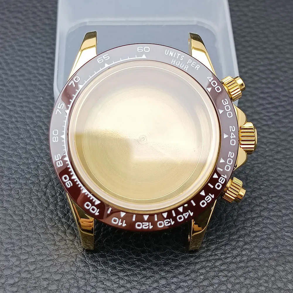 Elegant 39.3mm Silvery/Gold Men's Watch with Steel Case and 20mm Strap Box