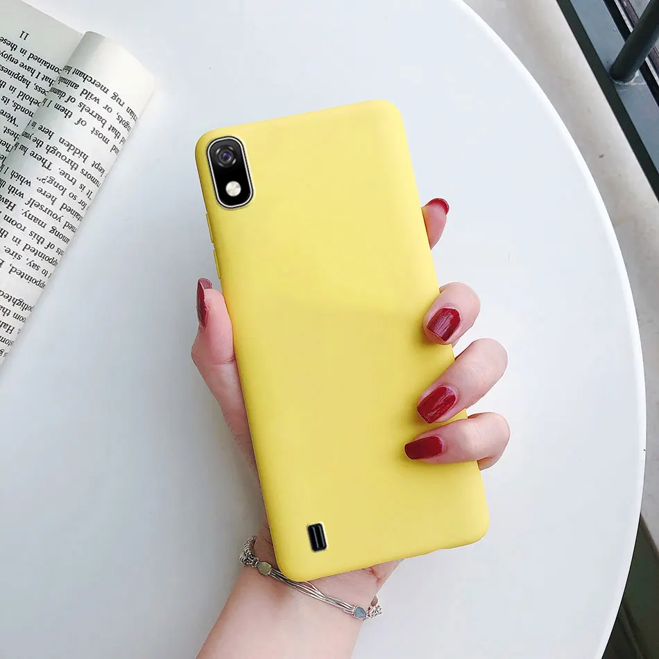 Fall Für Samsung galaxy A10 A10E A20 A20E A30 A40 A50 A70 A01 A02 S A11 A21 A31 A41 A51 A71 Candy farbe Silikon TPU Zurück Abdeckung – Detail 3