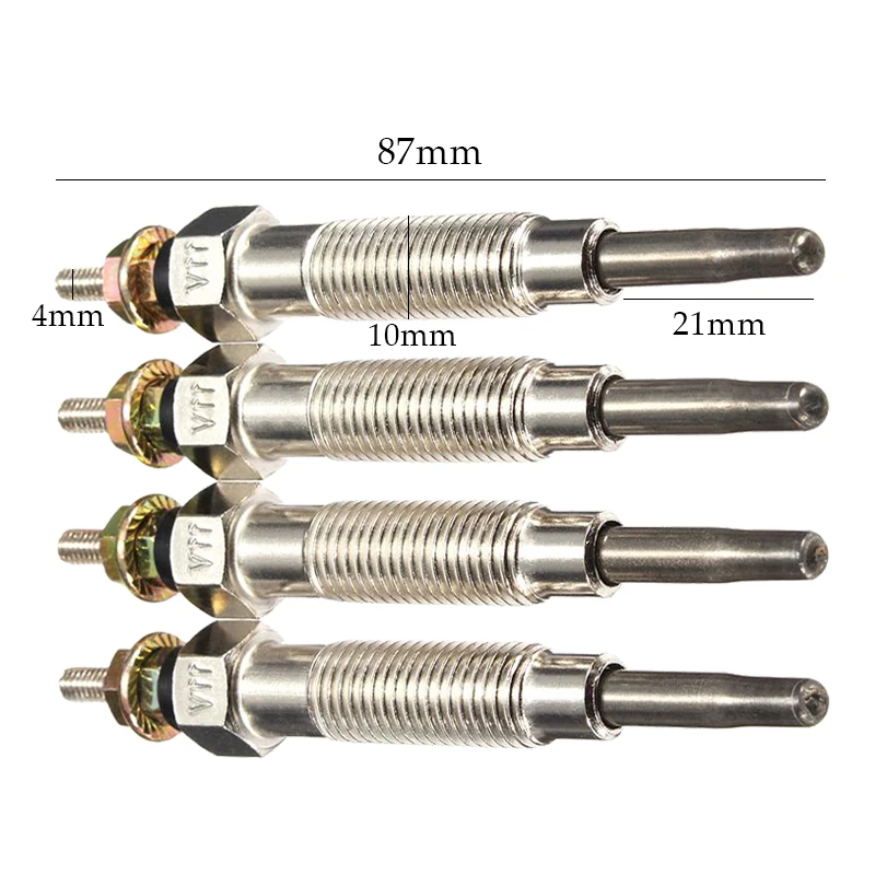 Glow Plugs Car Heater 4Pcs For Mitsubishi /SHOGUN 1994-2000 /PAJERO /2.8 /4M40T /4M40 /GP5501/Gp7554 plug car glow plugs