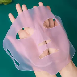 Silicone Face Mask for Women - Moisturizing & Firming Anti - Wrinkle Gel Sheet (1PC Pink)