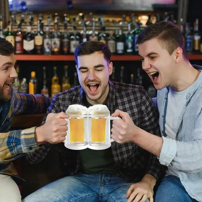 Freezing Drink Cup Double-Walled Cooling Whiskey Cups Large Capacity Water Refrigeration Ice Cup With Freeze Liquid For Beverage