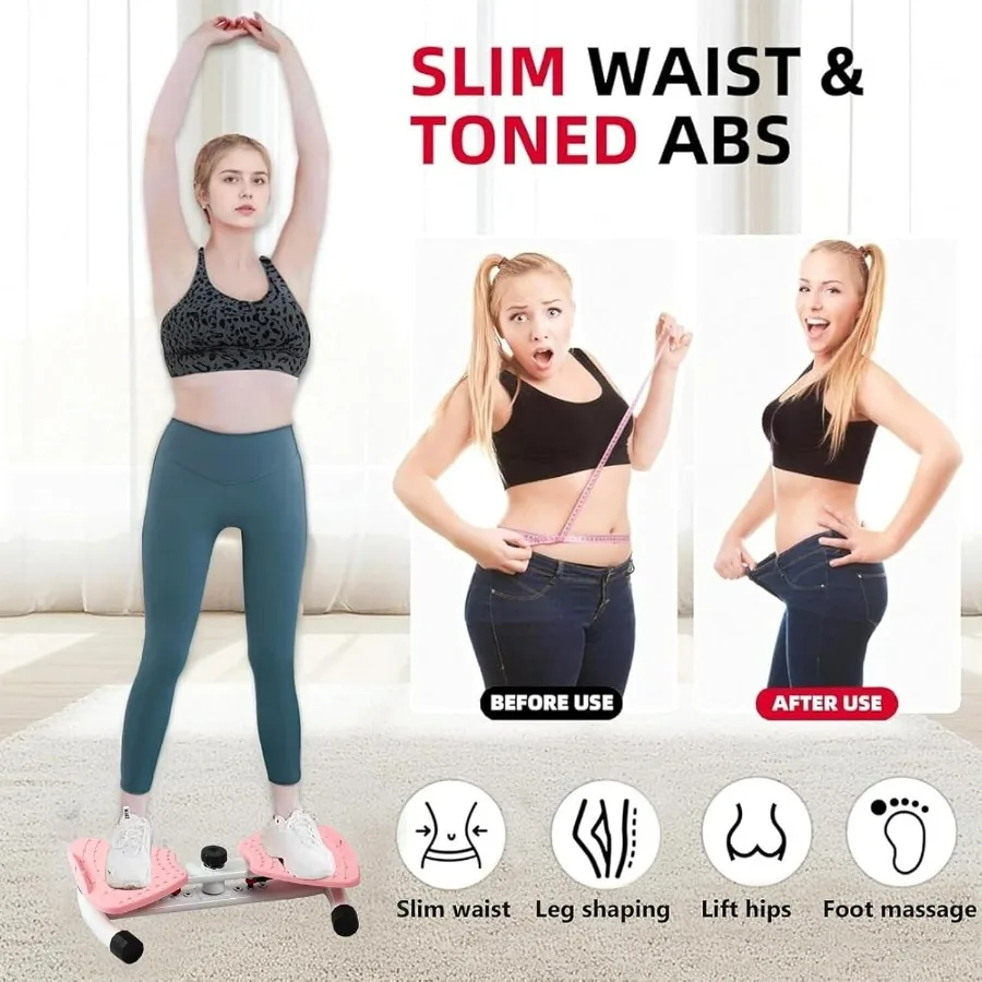 Waist Twister Machine Exercise, Twist Board for Exercise, Waist Twisting Machine, Adjustable Waist Twister Board Waist Sculptor