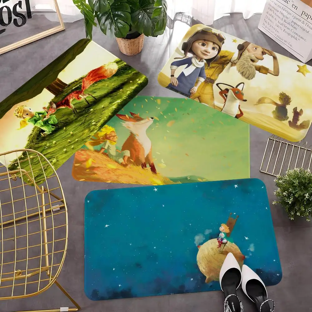 

The Little Prince Floor Mat Entrance Door Mat Washable Non-Slip Living Room Sofa Chairs Area Mat Kitchen Welcome Doormat