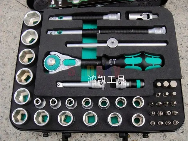 Wera Zyklop Metric Socket Set, 3/8 drive, 43 pc