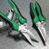 LAOA Stainless Steel Multi-Purpose Scissors Multi-Purpose Electrician's Scissors for Cutting Copper and Aluminum Sheets 6