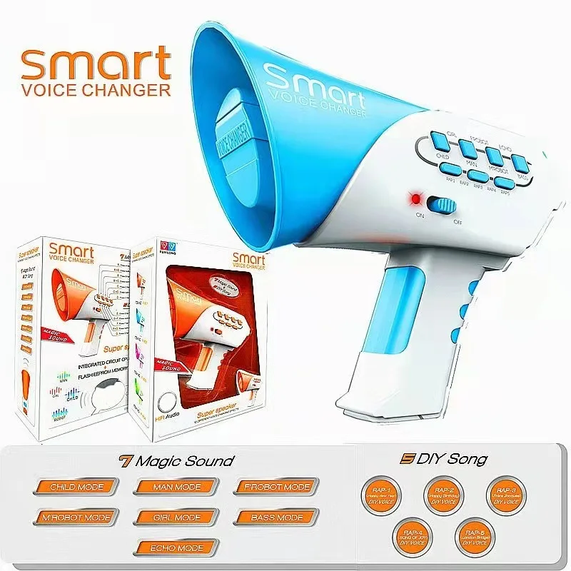 Kids' Electronic Voice Changer Megaphone Toy - Fun Roleplay & Prank Prop Gift