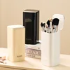 Automatic Lifting Cosmetics Storage Box Dustproof Makeup Brush Holder Desktop Makeup Tools Lipstick Eyebrow Pen Holder Organizer 2