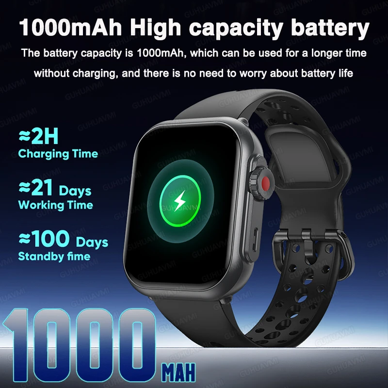 2026 Watch Ultra 2 SE Men Women 1000mAh Battery HD AMOLED Clock Bluetooth Call GPS Sport Waterproof Smart Watch For IOS Android 3