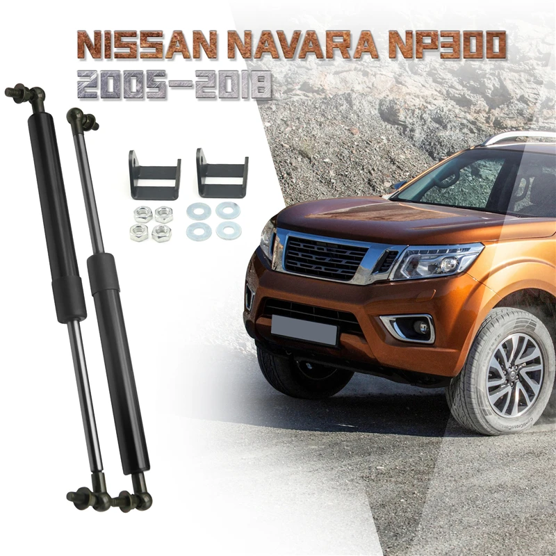 

2Pcs/set Car Front Hood for NISSAN NAVARA NP300 2005-2018 Reuses the Gas Spring Support Rod Slow Down Shock Gas Strut