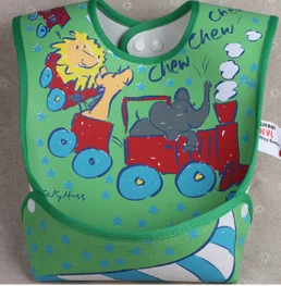 Waterproof Silicone Baby Feeding Bibs for Toddlers Reusable Soft Easy Clean Drool Bib Adjustable Neckband Bib for Kids Baby