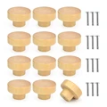12pcs Natural Wood