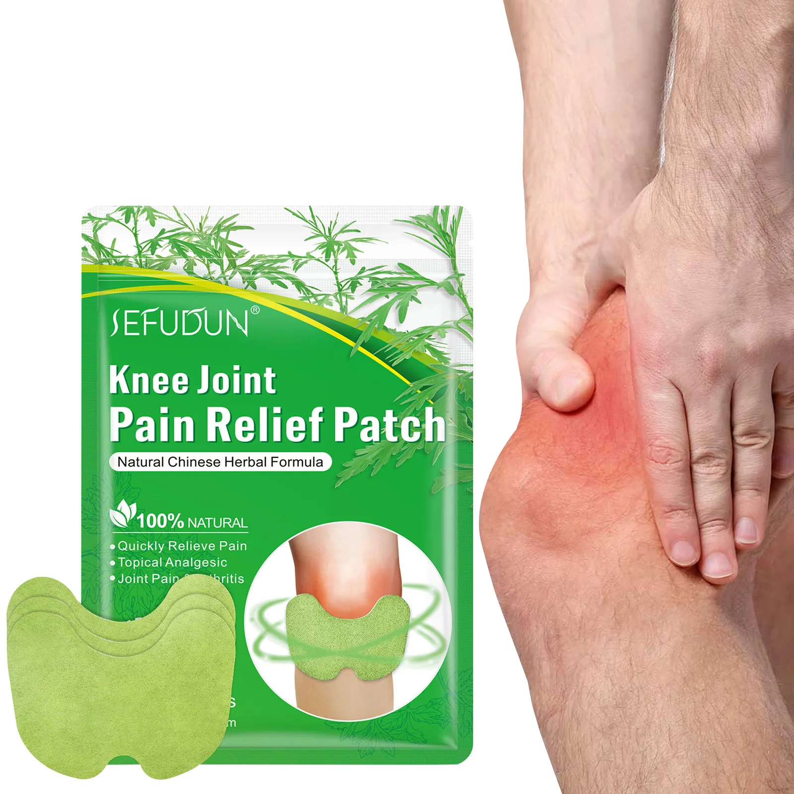 

12 Pcs Knee Pains Relief Patch Multifunctional Pains Relief Patches Warming Herbal Pains Patches Heat Patches For Back Neck