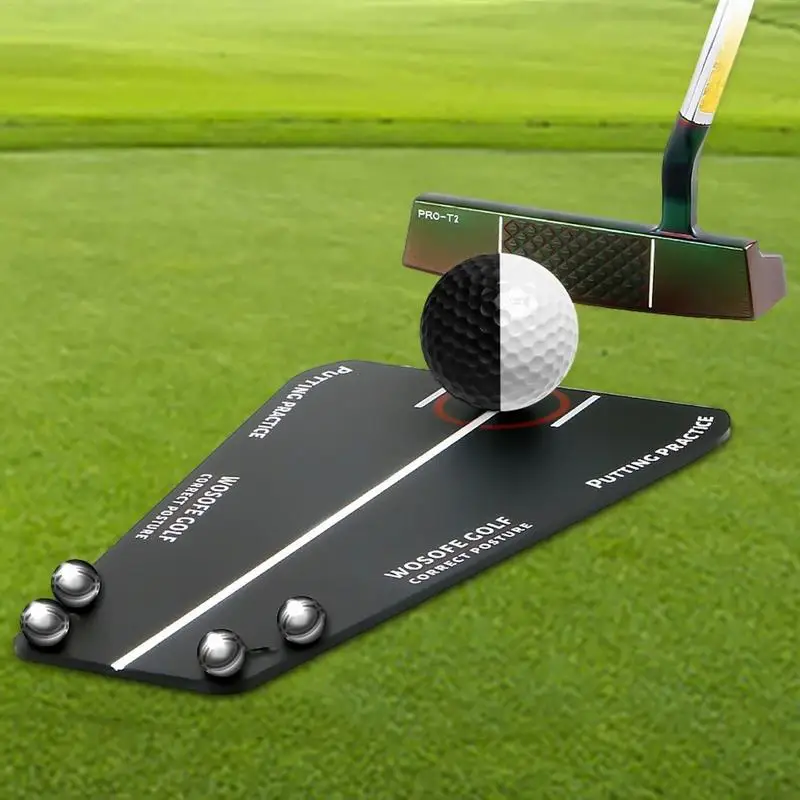 

Portable Golf Putting Mirror Training Tools Golf Simulator Putting Alignment Swing Trainer Straight Practice Golf Training Aids