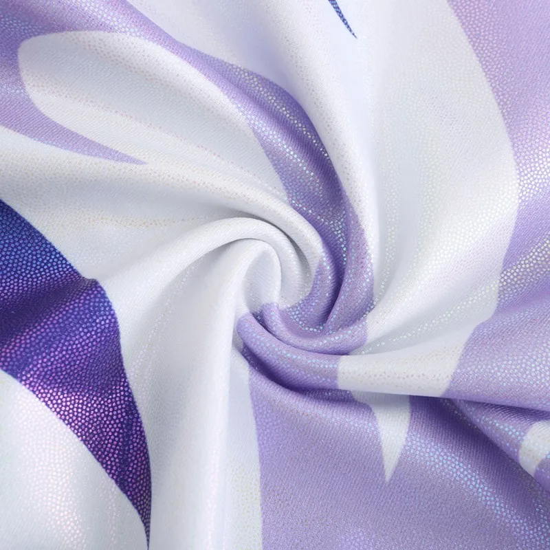 Description Picture 6 of itemChildren Girls Gymnastics Leotard Diamante Long Sleeve Practice Dance Wear Bright Color Body Suits Ballet Leotard