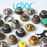 LOXX Lock Buckle Imported From Germany, Leather Handmade DIY Locking Hardware, One-hand Open Decorative Buckle, Leather Bag Moto 1