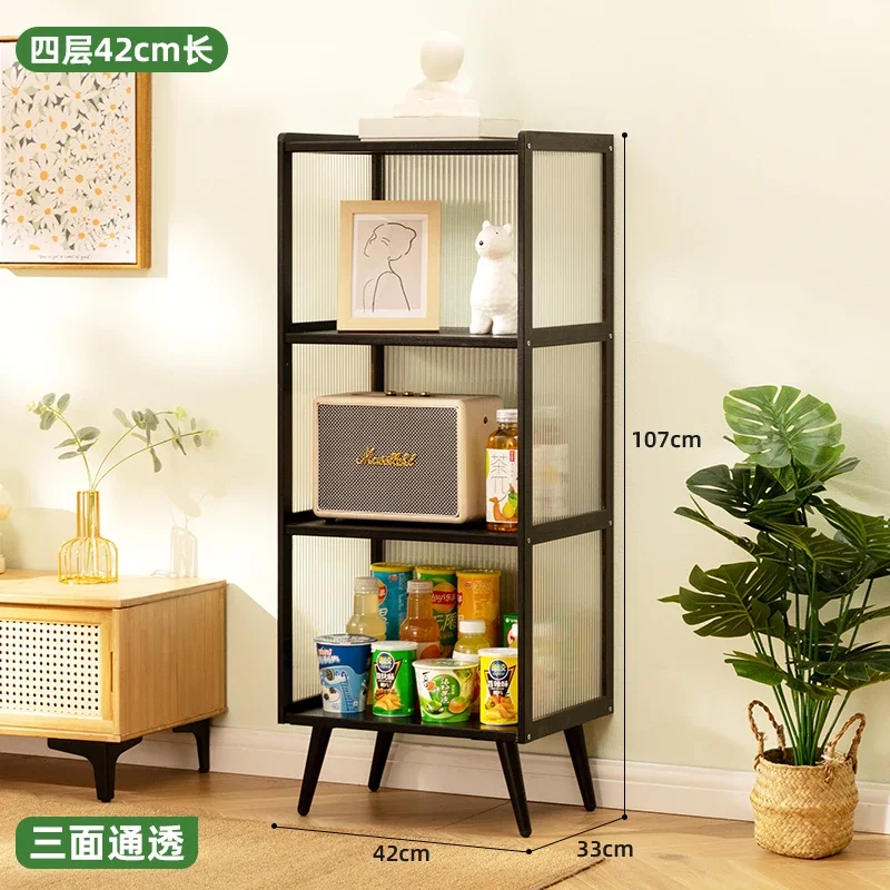 Luxury American Style Solid Wood Storage Cabinet Bedroom Living Room Furniture With Shelves Organizer Bedside Corner Furniture