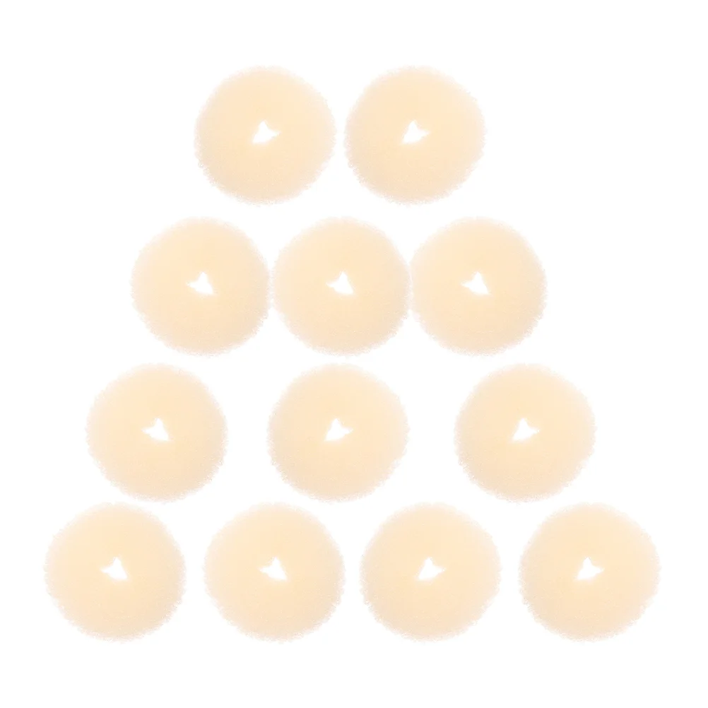 12 Pcs Hair Accessories Girl Bun Shaper Braider Doughnut for Curler