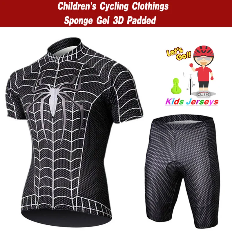 2024 New Bike Kids Short Sleeve Cycling Jersey Set Children Breathable Bike Clothing Boy and girl Summer Quick Dry Bicycle Wear 3