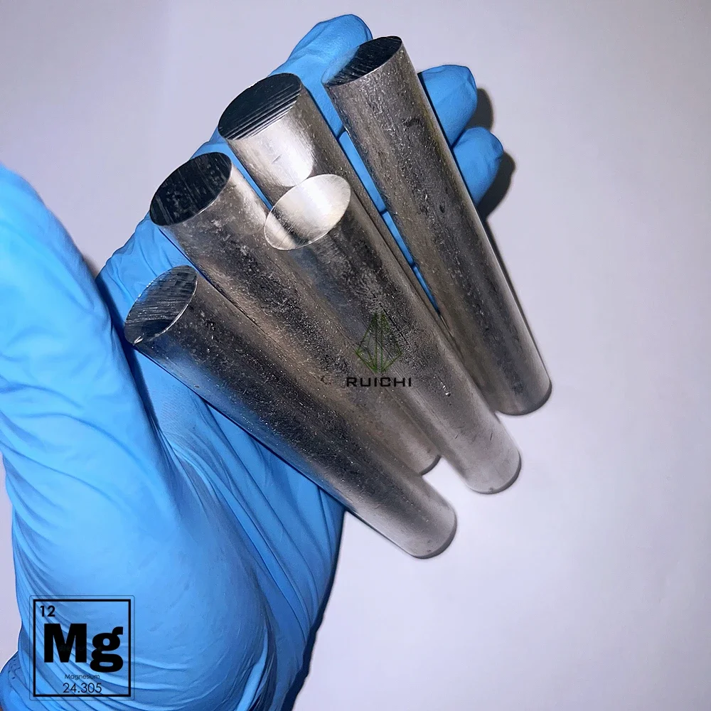 Magnesium Rods 18mm Dia X 100mm Length 44.5g Each 99.99% Pure Magnesium Metals Sticks Rods