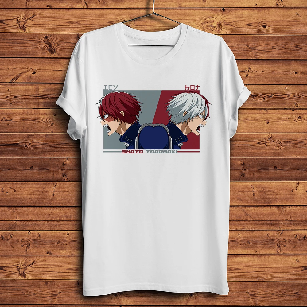 My Hero Academia Shoto Todoroki Mi-Froid Mi-Chaud T-Shirt