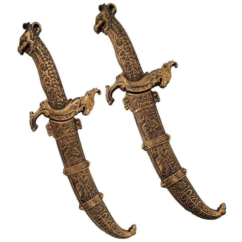 Party Performance Weapon Props Plastic Egyptian Dagger Knife Sword Pirate Knife Skeleton Ghost Face Machete Halloween props