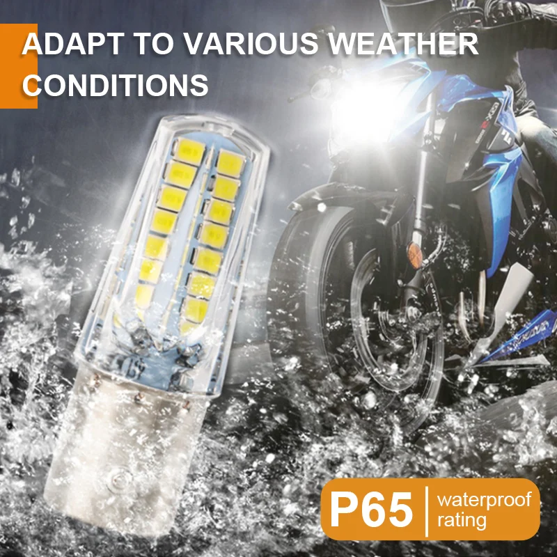 2pcs 12V 32SMD 1157 BAY15D Car LED Light Bulb Flowing Strobe Lamp Turn Signal Brake Light Warning Lamp Waterproof
