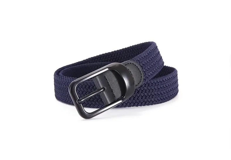 Nicht loch Punch-freies MÄNNER UND FRAUEN Woven Gürtel Elastische Stretch Leinwand Gürtel Weiblichen Koreanischen Stil Vielseitig Student hosen Gürtel – Detail 7