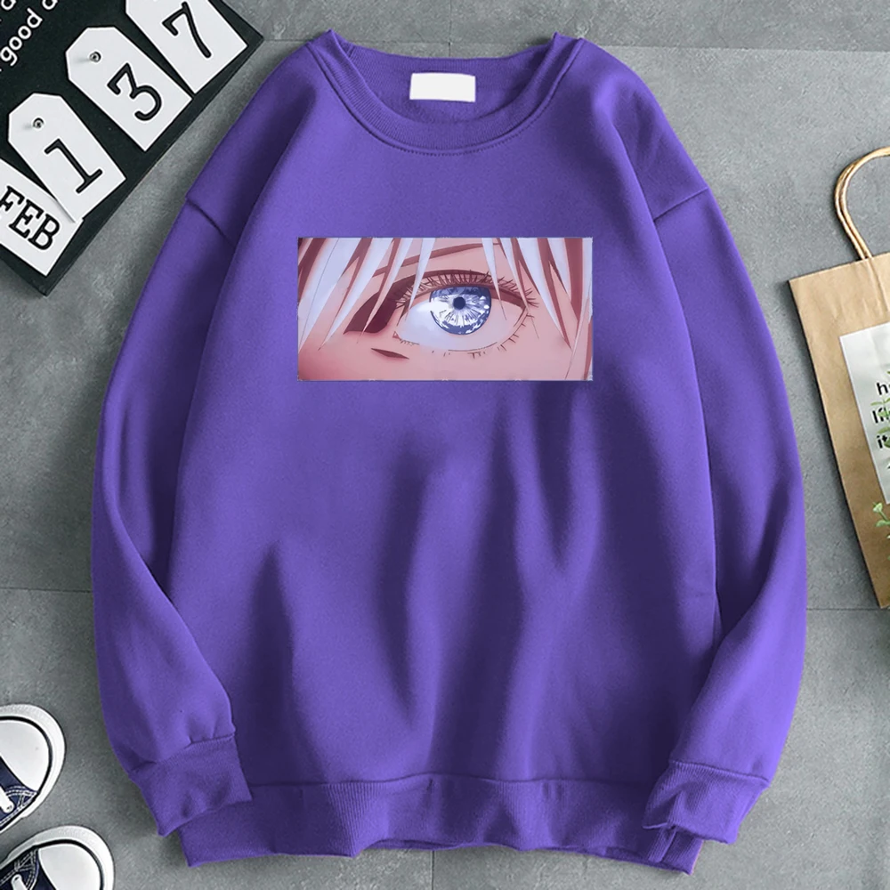 

Hoodie Gojo Satoru Cool Eyes Manga Men'S Hoodies Comfortable Casual Man Sweatshirts Fashion Brand Street Manga Men Pullover