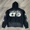 Hellstar Studios Zip Up Cotton hoodie with zipper wash 2