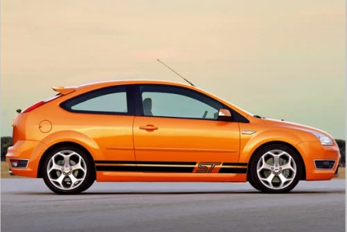 

For 1Set/2pcs FORD ST DOOR STRIP Fiesta Focus STICKERS st150 st170 st180 st220 Stripes Pin Car styling