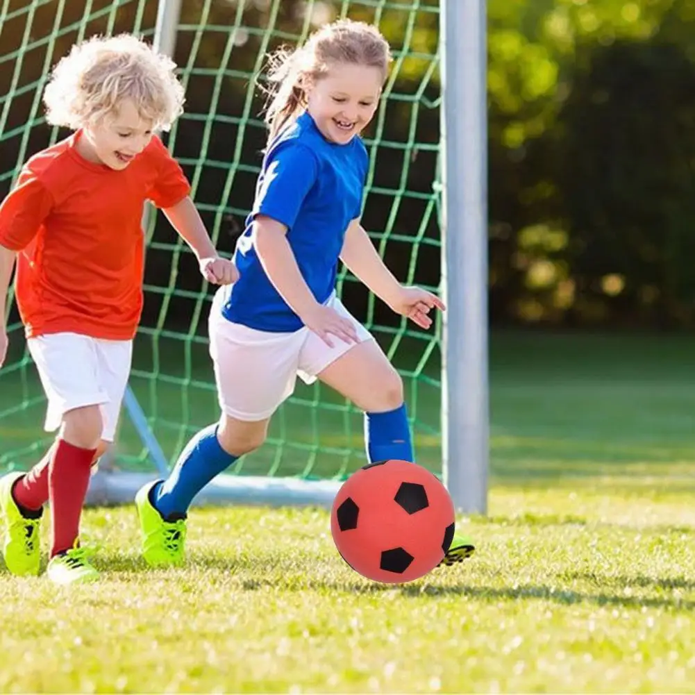 

Бесшумный пенопластовый мяч для игры в футбол, мягкая эластичная Футбольная экипировка для детей, длительный срок службы для молодежи