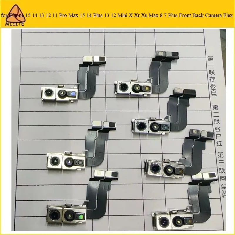 

Facing Module with Sensor Front Camera Flex Cable For iPhone 15 14 13 12 11 Pro Max 15 14 Plus 13 12 Mini X Xr Xs Xs Max Camera