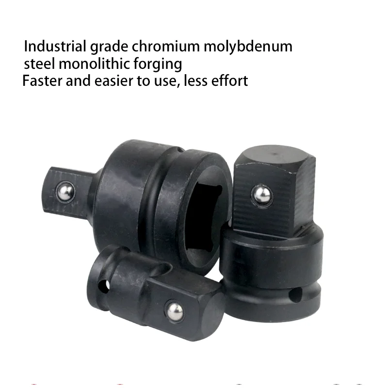 CR-V chrome vanadium steel Socket adapter ratchet wrench adapter 1/2 big fly turn 3/8 medium fly turn 1/4 small fly 4