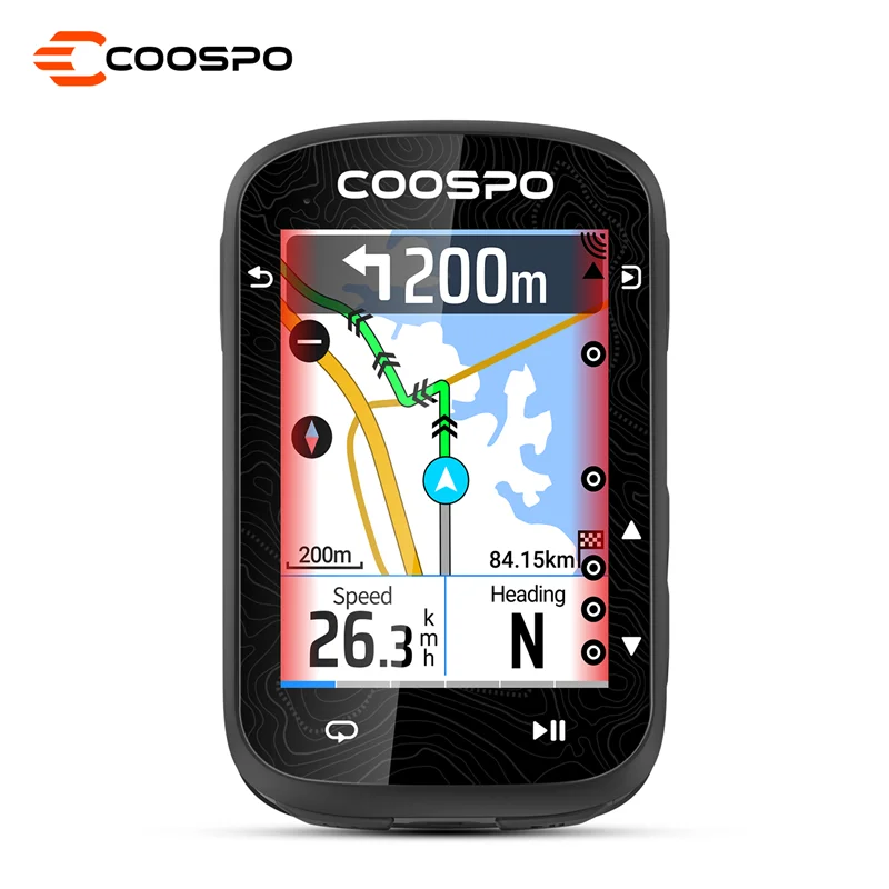 MAP Electronics GPS サイクルコンピューター NEW COOSPO CS600 Touch-screen Bike Computer GPS Colorful Map