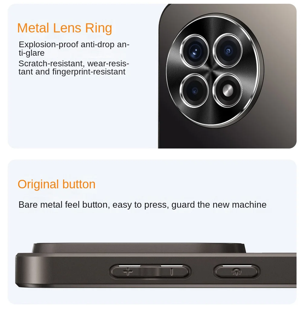 Invisible Metal Rotating Magnetic Mount Lens Ring Case with Full Lens Coverage and Protection