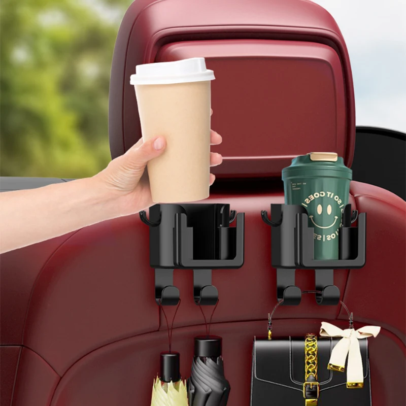Baby Bottle Holder Car Seat Headrest Hanging Hook Mommy Bag Phone Bracket for Baby Kids Watching Movie Travel Feeder Cup Stand cup holder